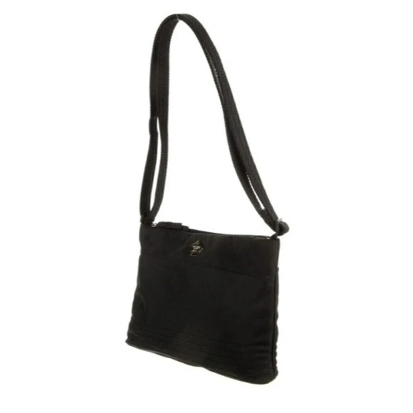 𝅺KATE Spade New York Nylon Shoulder Bag Black - Picture 4 of 11